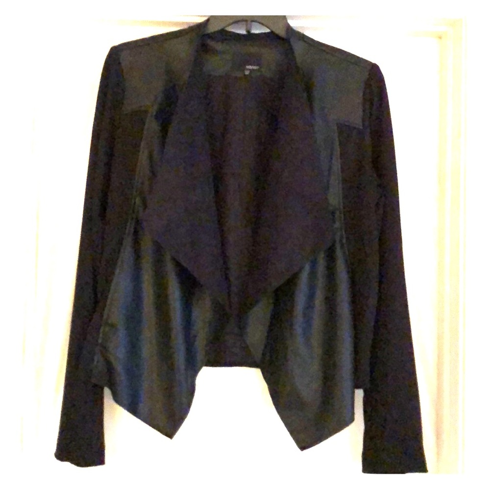 Edison Faux Leather and Suede Jacket